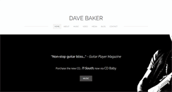 Desktop Screenshot of davebakerguitar.com